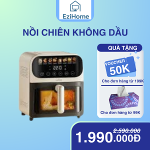 Nồi Chiên Không Dầu 2 Ngăn Cảm Ứng EziHome 5L –  EZH501