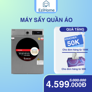 Máy Sấy Quần Áo Thông Hơi Toshiba 7.5Kg MSQA-TOSH75